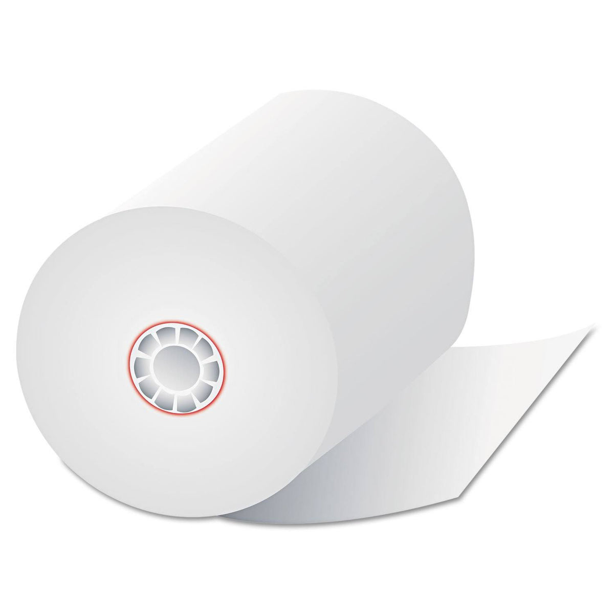 Single-Ply Thermal Cash Register Rolls, 3-1/8x22 x 230 Feet, White, 50/Carton T811712