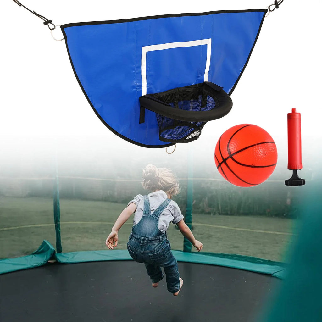Mini Basketball Hoop for Trampoline with Ball Pump B89471