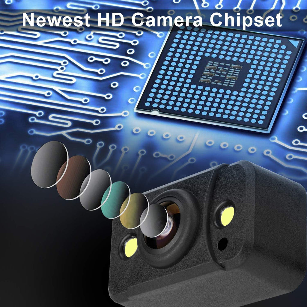 5 Inch Monitor 1080P Wireless Backup Camera Kit with Night Vision Waterproof Q273933