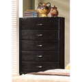 5 Drawer Dark Brown Bedroom Chest D960027