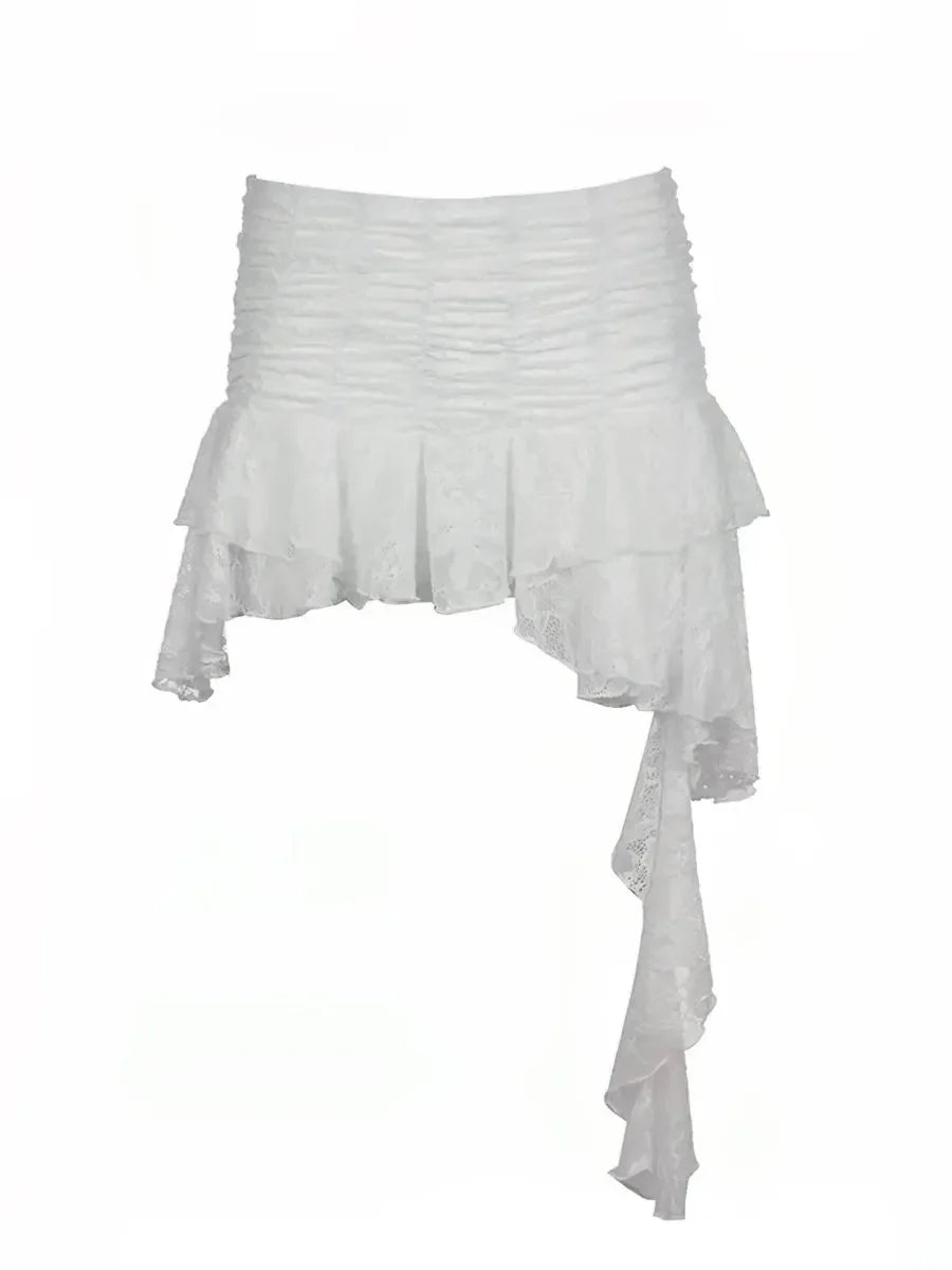 Irregular Midi Skirt Z853