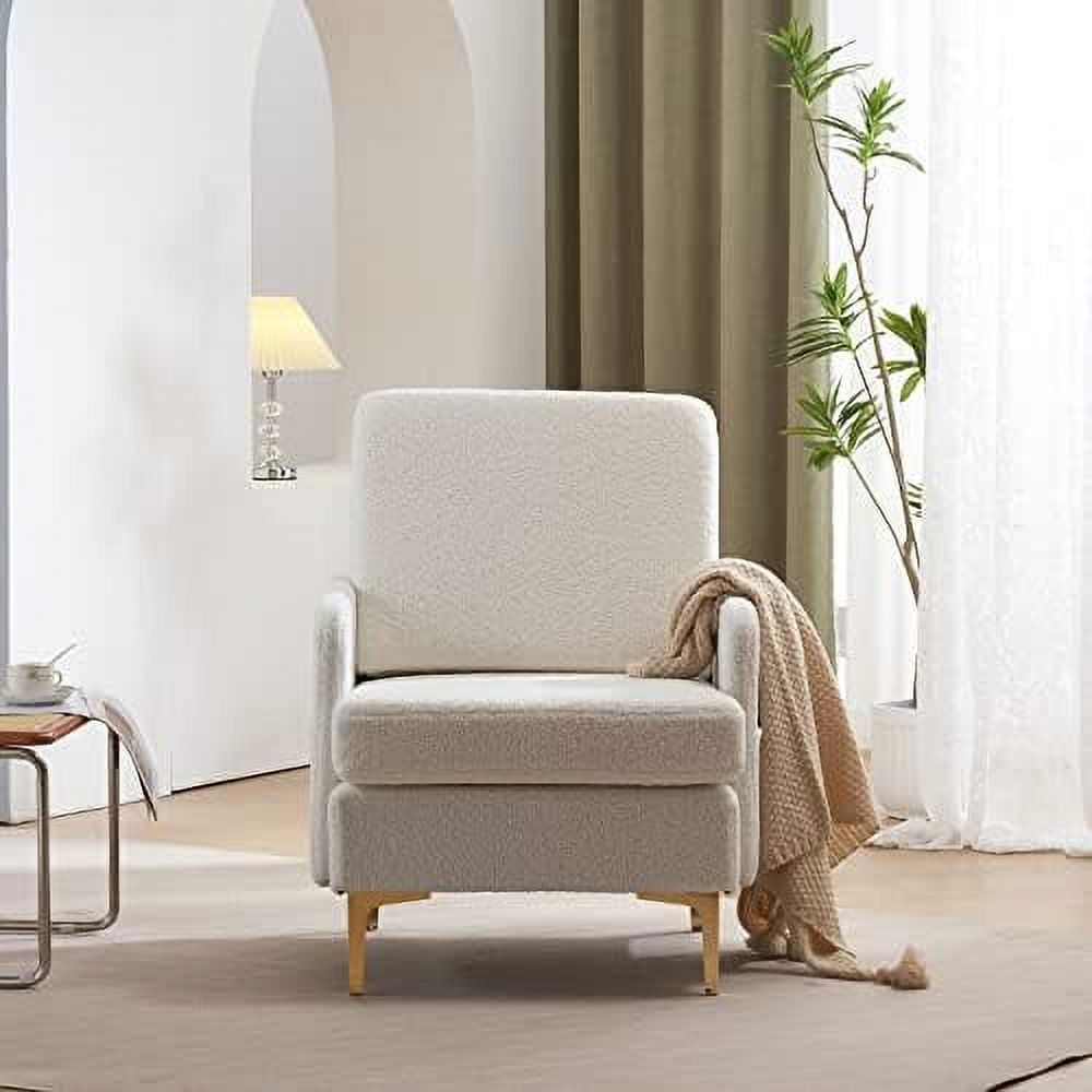 Dark Gray Fabric Accent Chair with Metal Legs G401