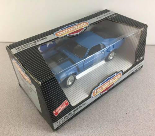 1:18 1970 Mustang Boss 302 Grabber Blue Car K223001
