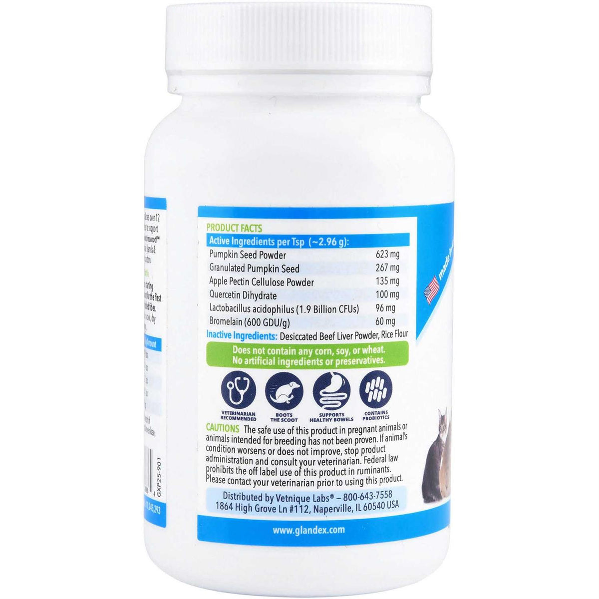 Anal Gland Support Powder for Dogs & Cats Z5437