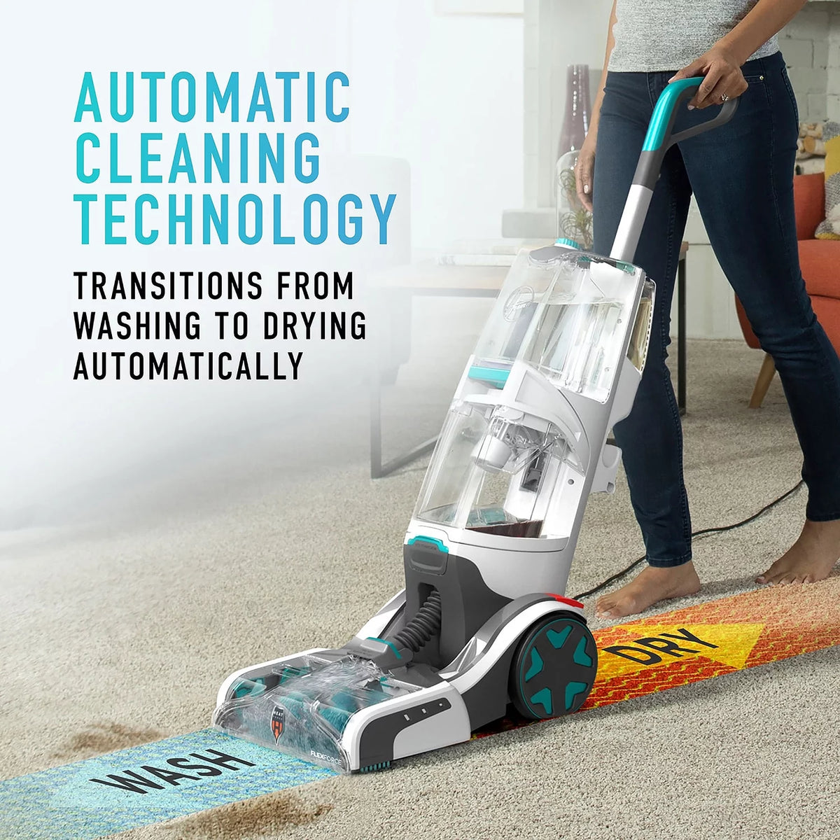 Upright Deep Carpet Cleaner Washer Scrubber & Shampooer Vacuum P5945