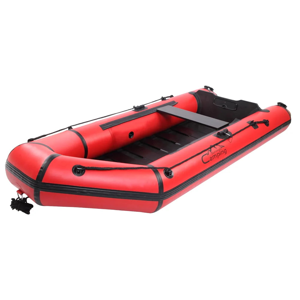 7.5ft PVC Adult Assault Boat Red And Black W3438