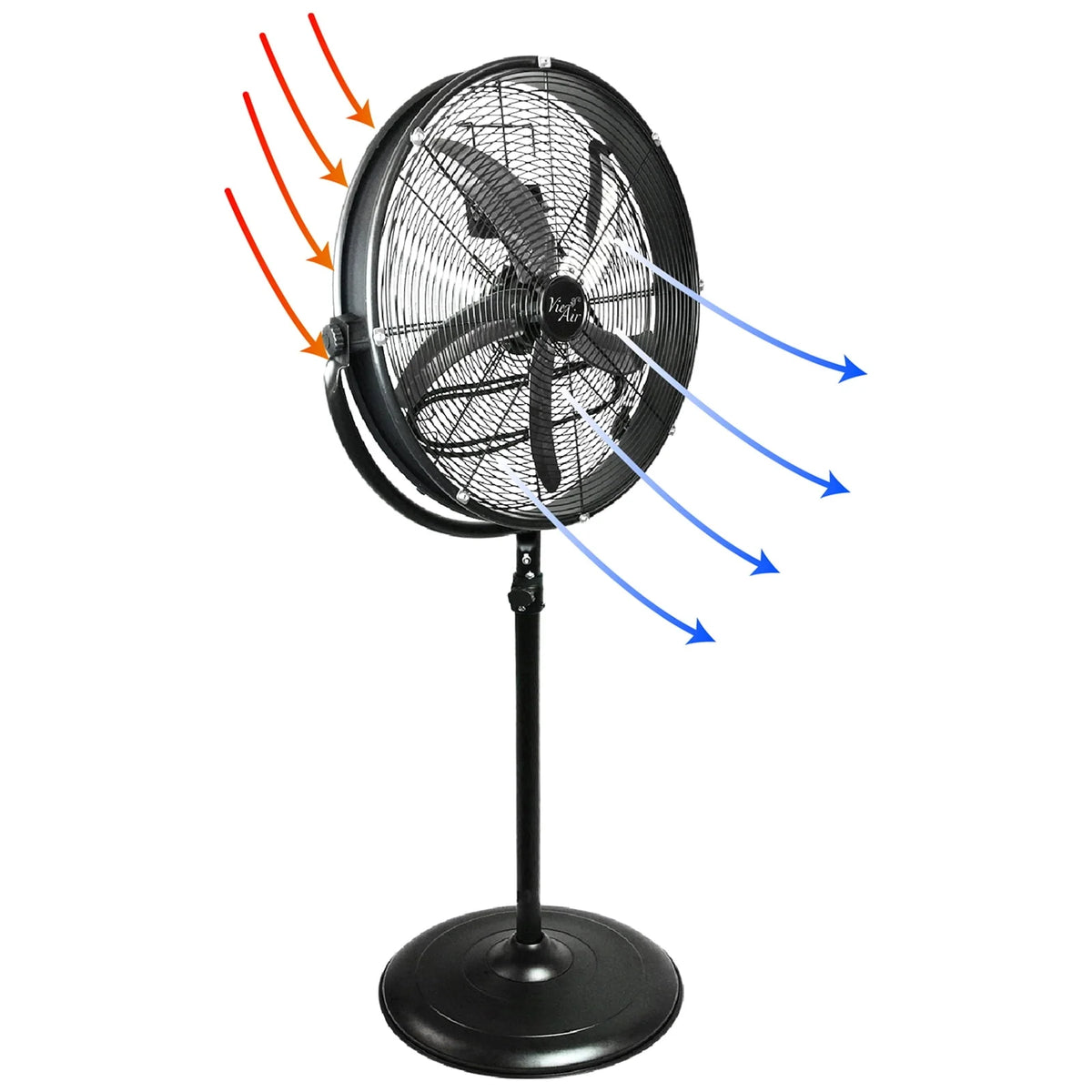 20 Industrial High Velocity Pedestal Drum Fan Y6643