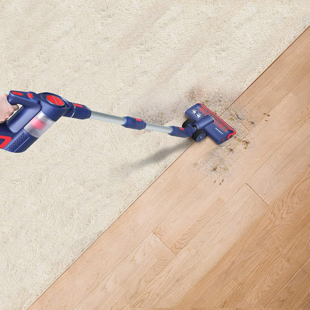 Cordless Stick Vacuum Cleaner, 250W Suction, 3-in-1 Handheld Vac K833394