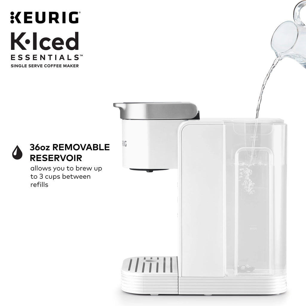 White Iced and Hot Single-Serve Coffee Maker J217