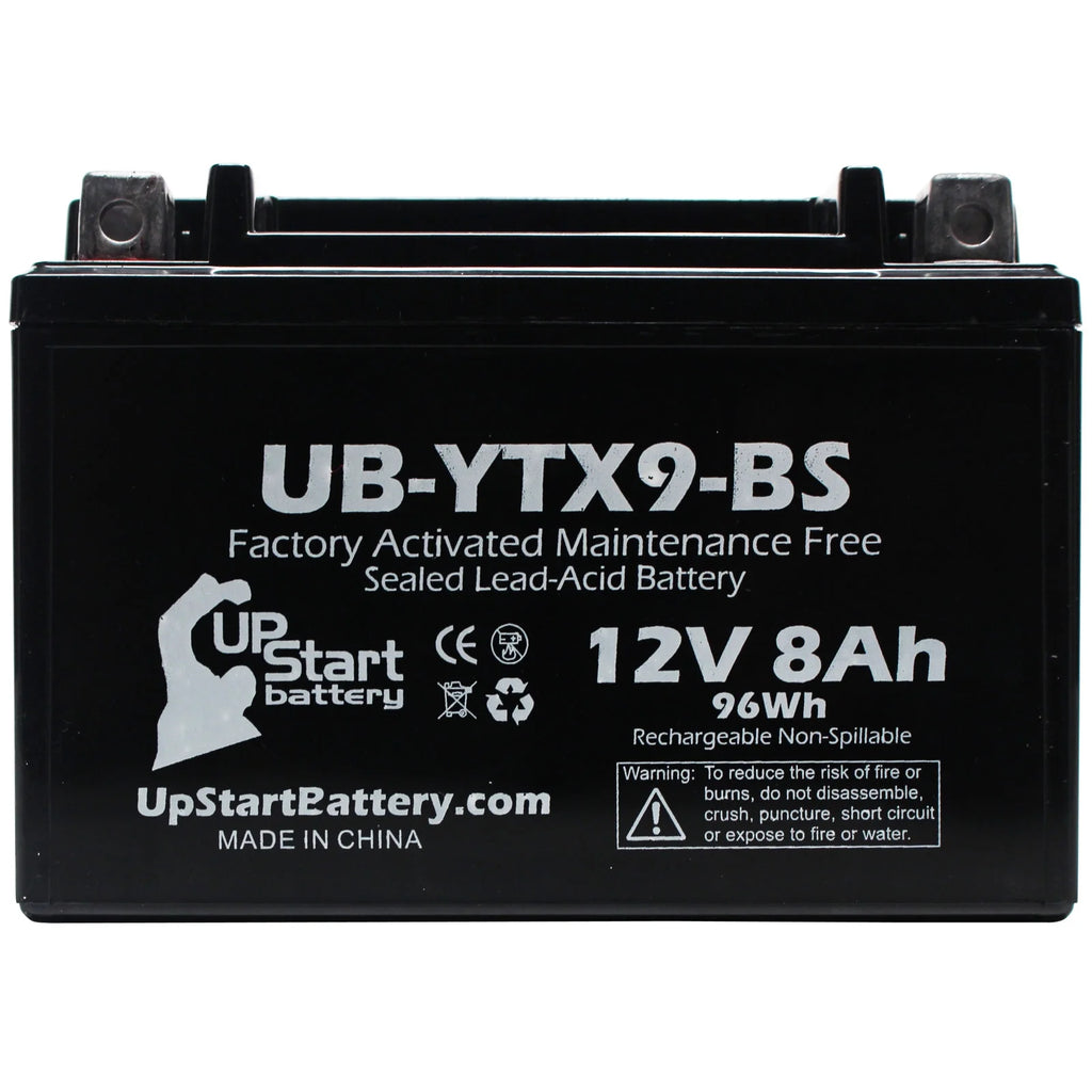 2008 Kawasaki ZX600-FA Ninja ZX-6R 600CC Motorcycle Battery - 12V, 8Ah, UB-YTX9-BS A59711
