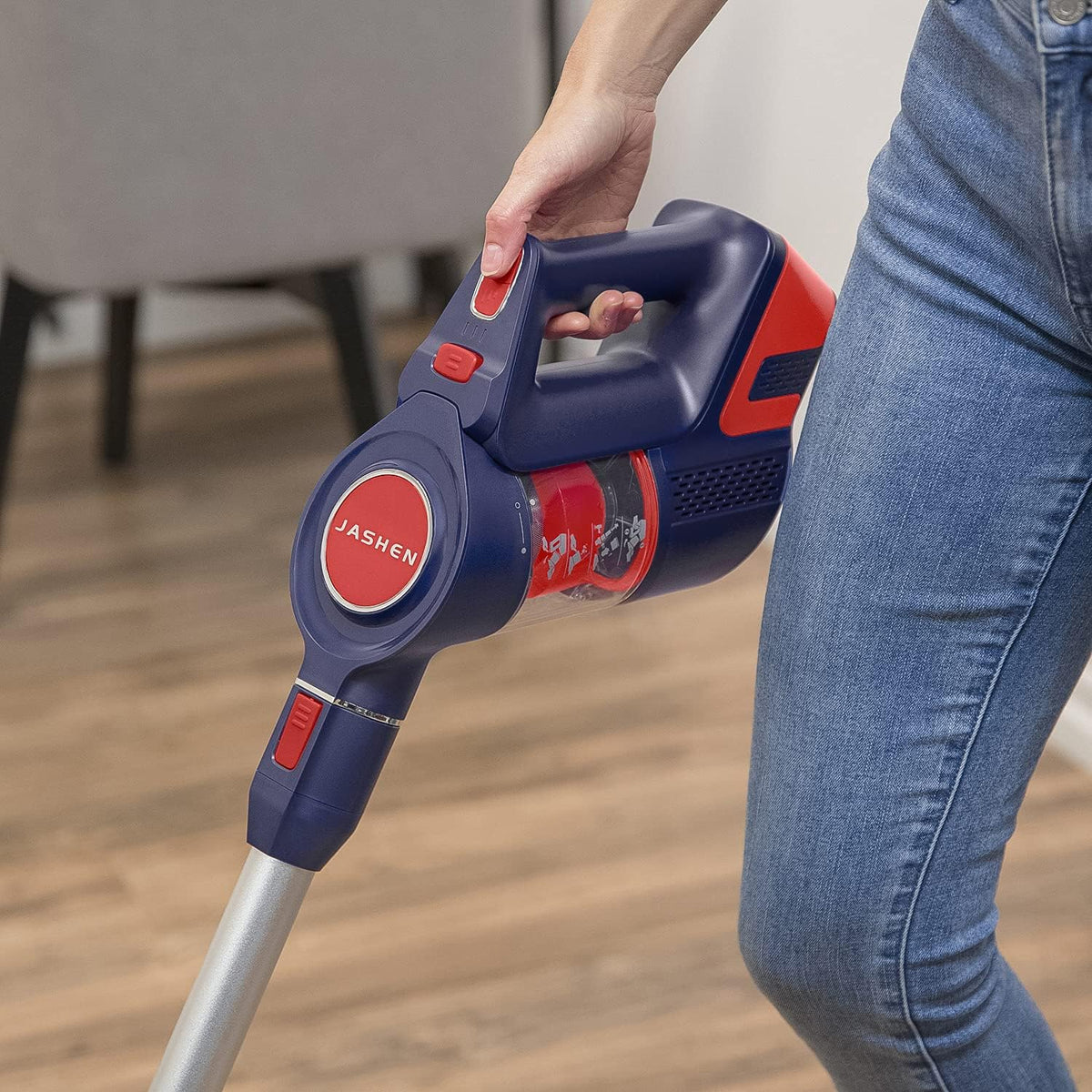 Cordless Stick Vacuum Cleaner, 250W Suction, 3-in-1 Handheld Vac K833394