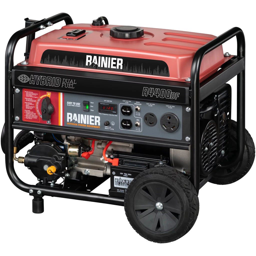 4400 Watt Dual Fuel Portable Generator with Electric Start X2161
