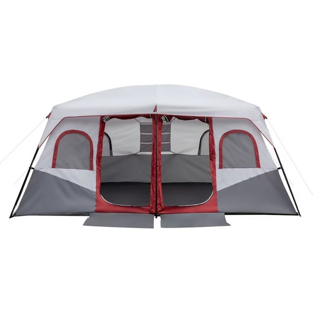 10 Person 2 Room Cabin Tent with Storage Pockets T8479