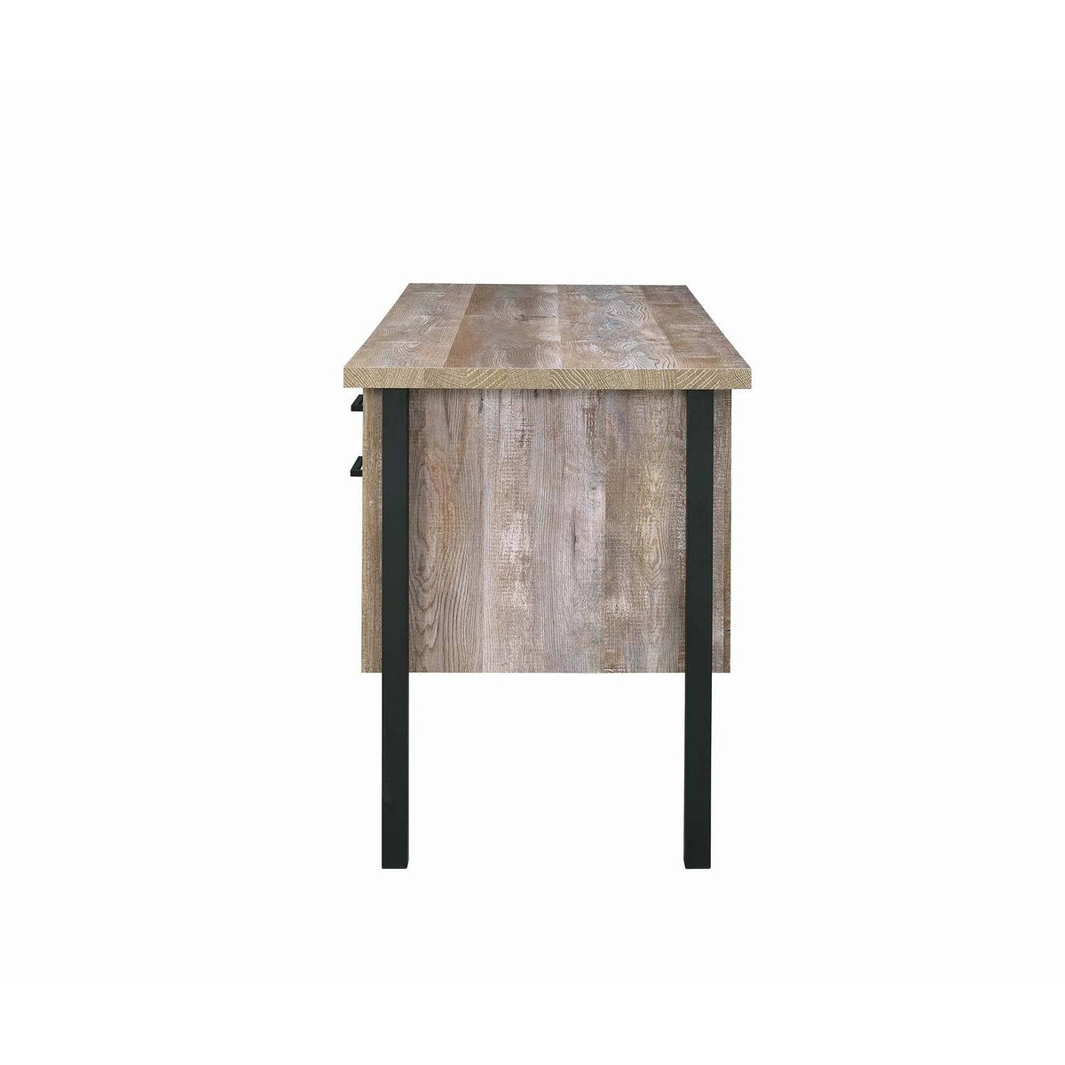 Weathered Oak 4-Drawer Office Desk H512013
