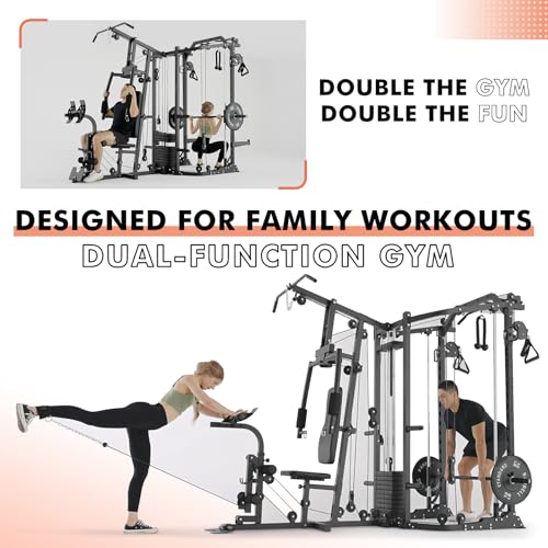 Smith Machine Power Cage with Cable Crossover K4500