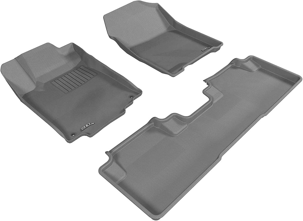 Custom Fit All-Weather Car Floor Mats Liners, Black H3522