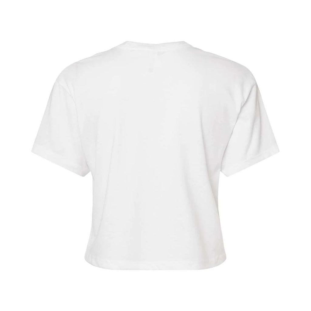 Juniors Cropped Cotton Blend T-Shirt F24814