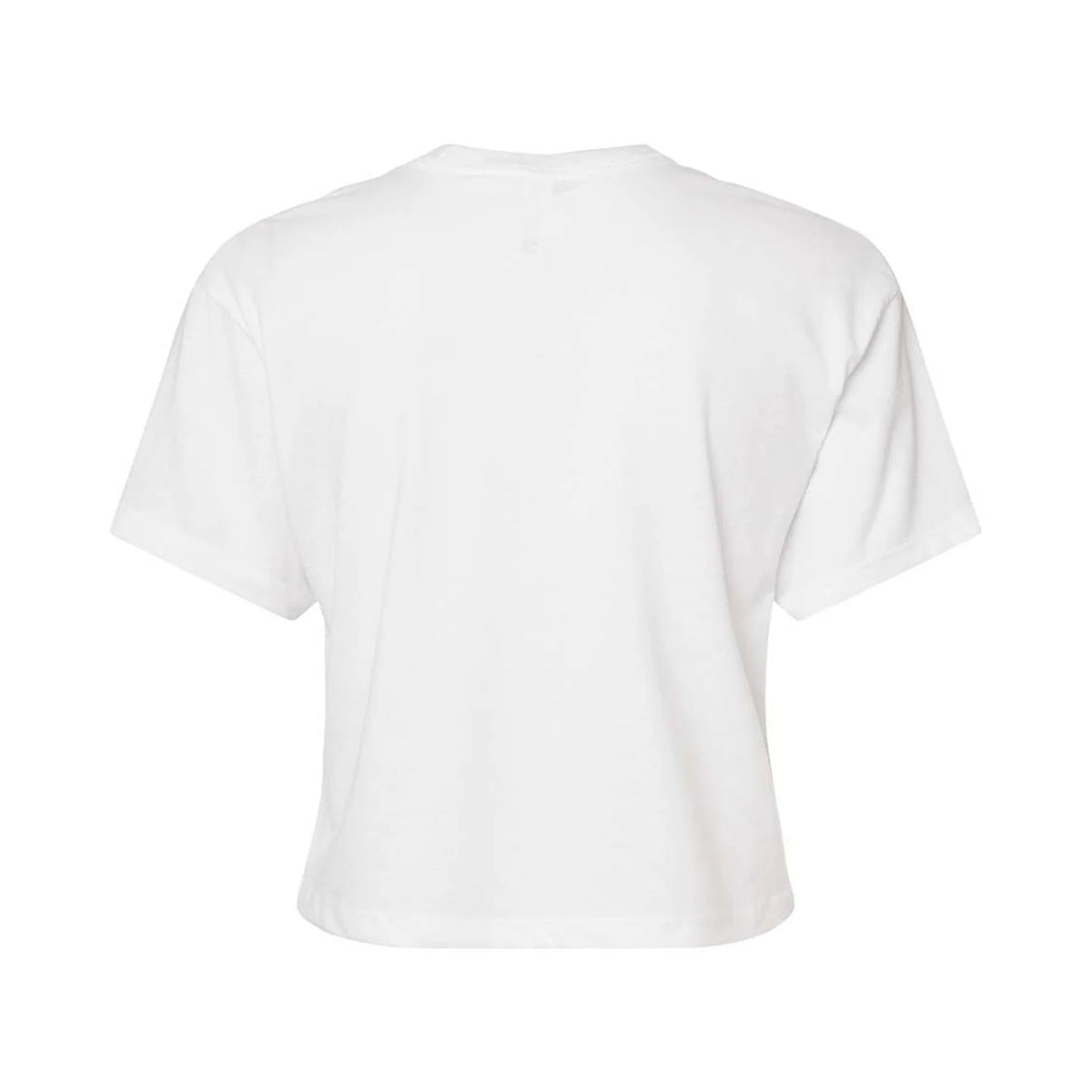 Juniors Cropped Cotton Blend T-Shirt F24814