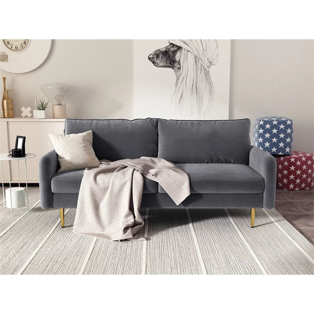 Velvet Living Room Sofa and Loveseat Set I3285