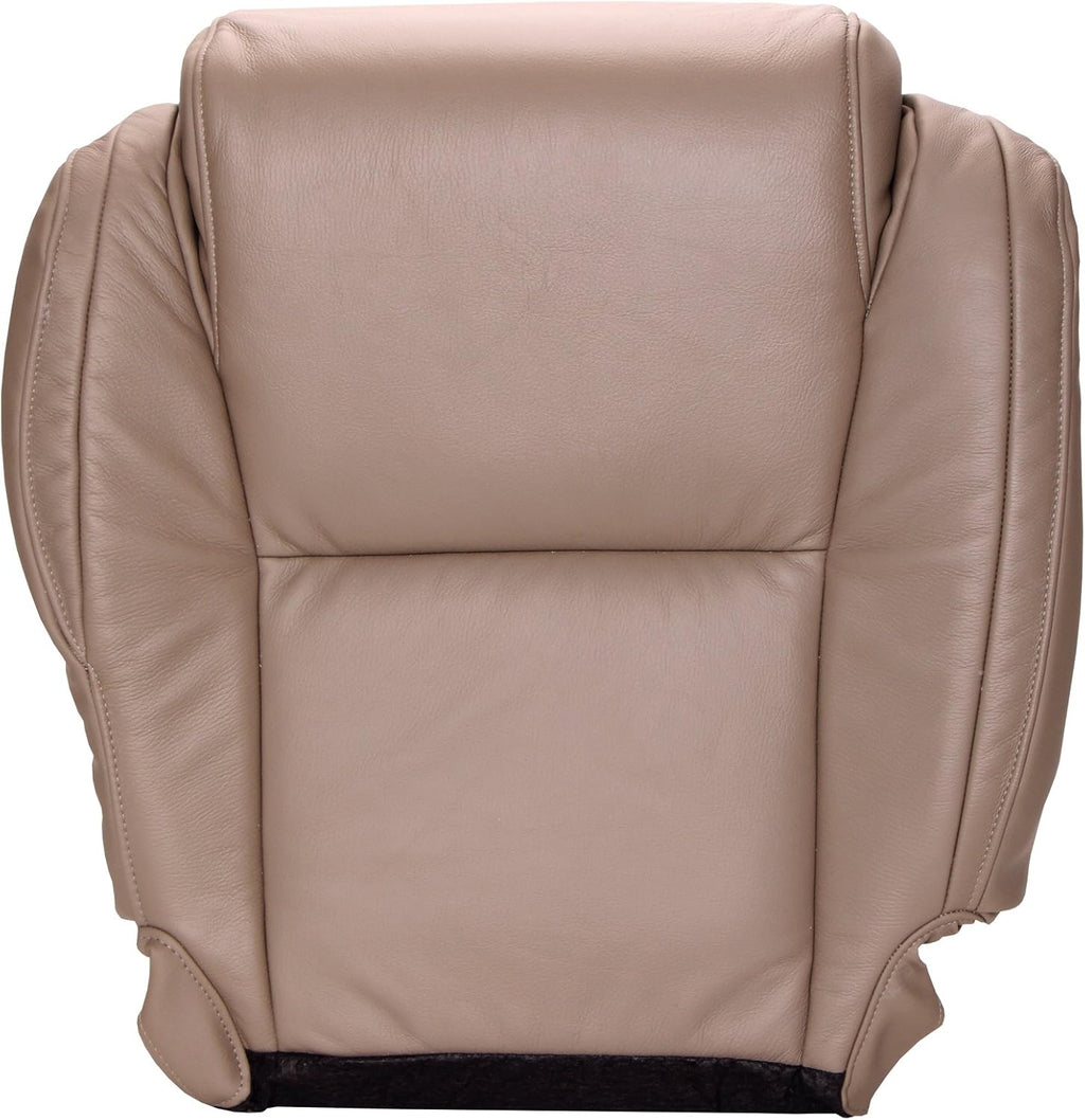 Passenger Bottom Replacement Seat Cover - Red Rock Leather with Extra Seam E5342
