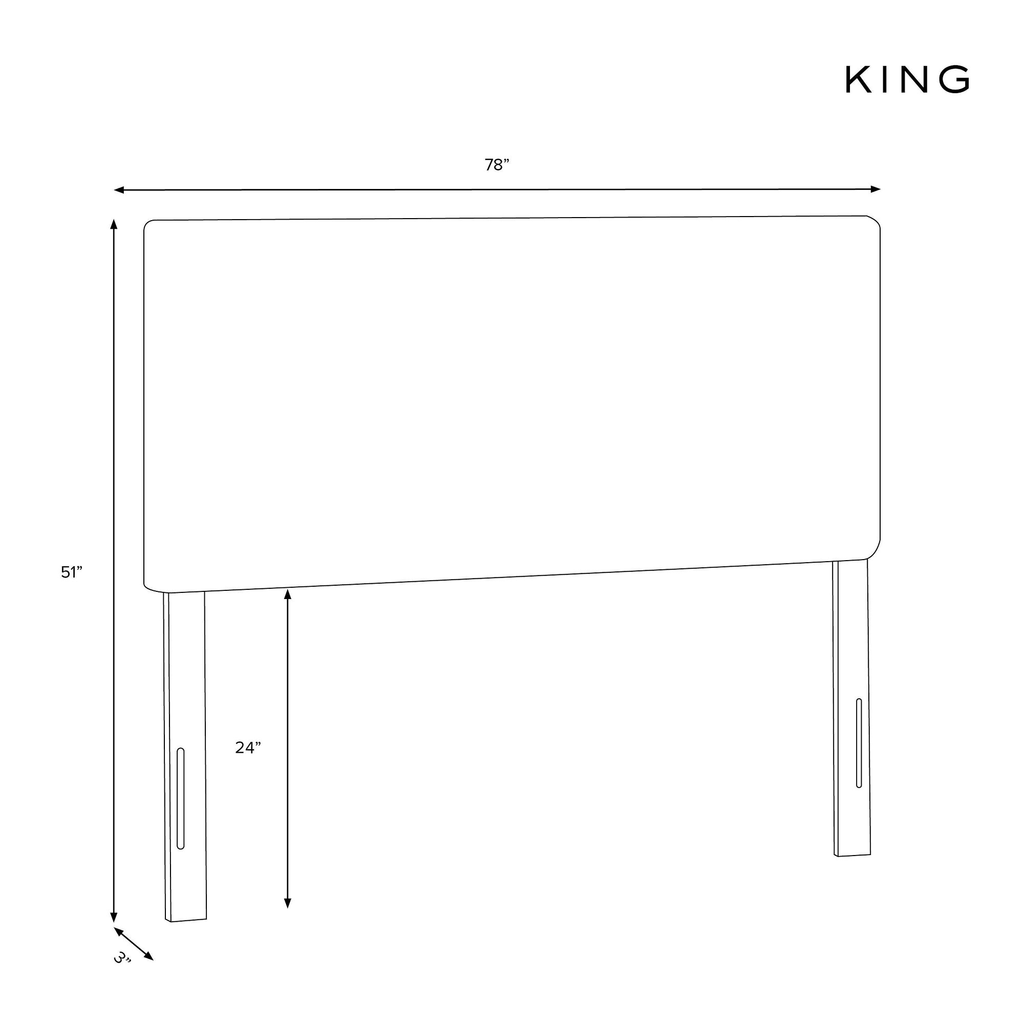 King Pumice Border Headboard A213