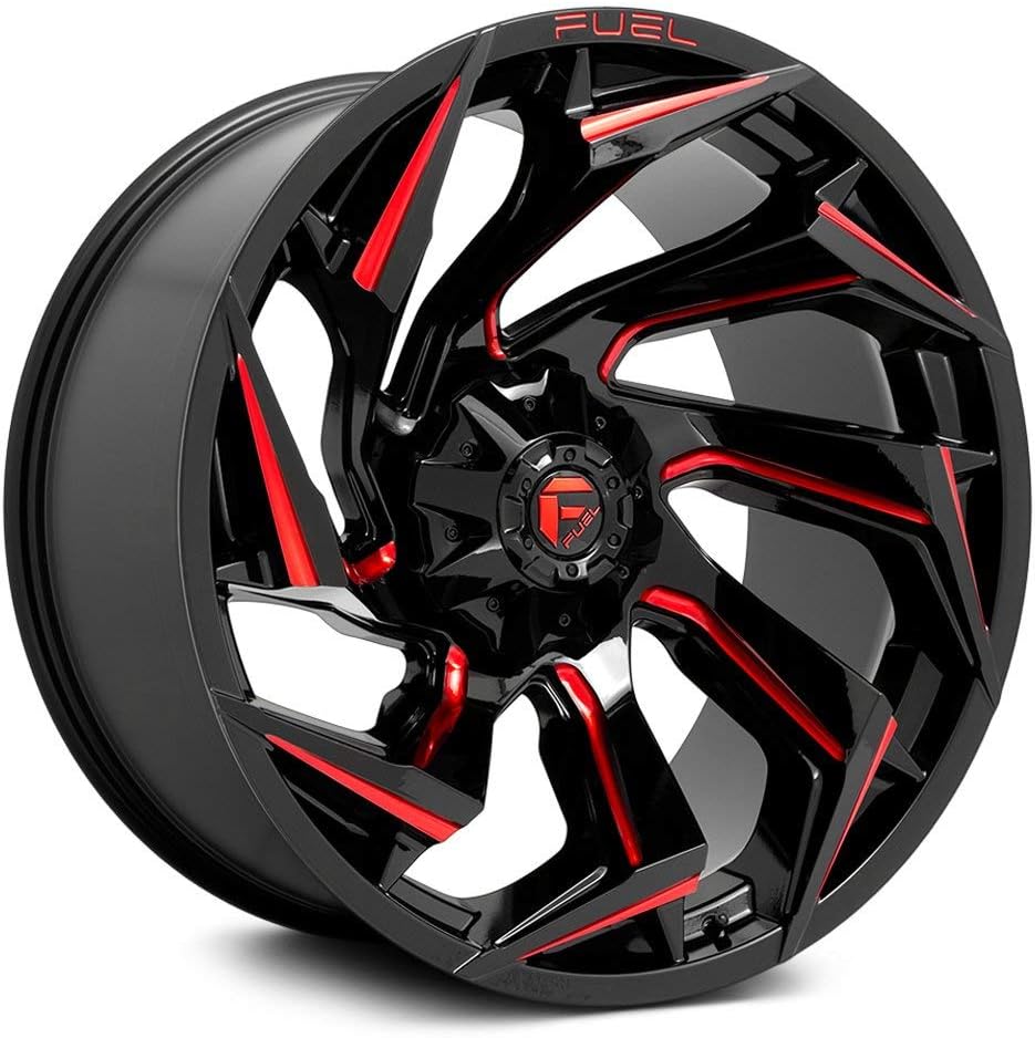 20x10 6x135/6x5.5" -18mm Black/Red Wheel Rim 20" Inch T18834