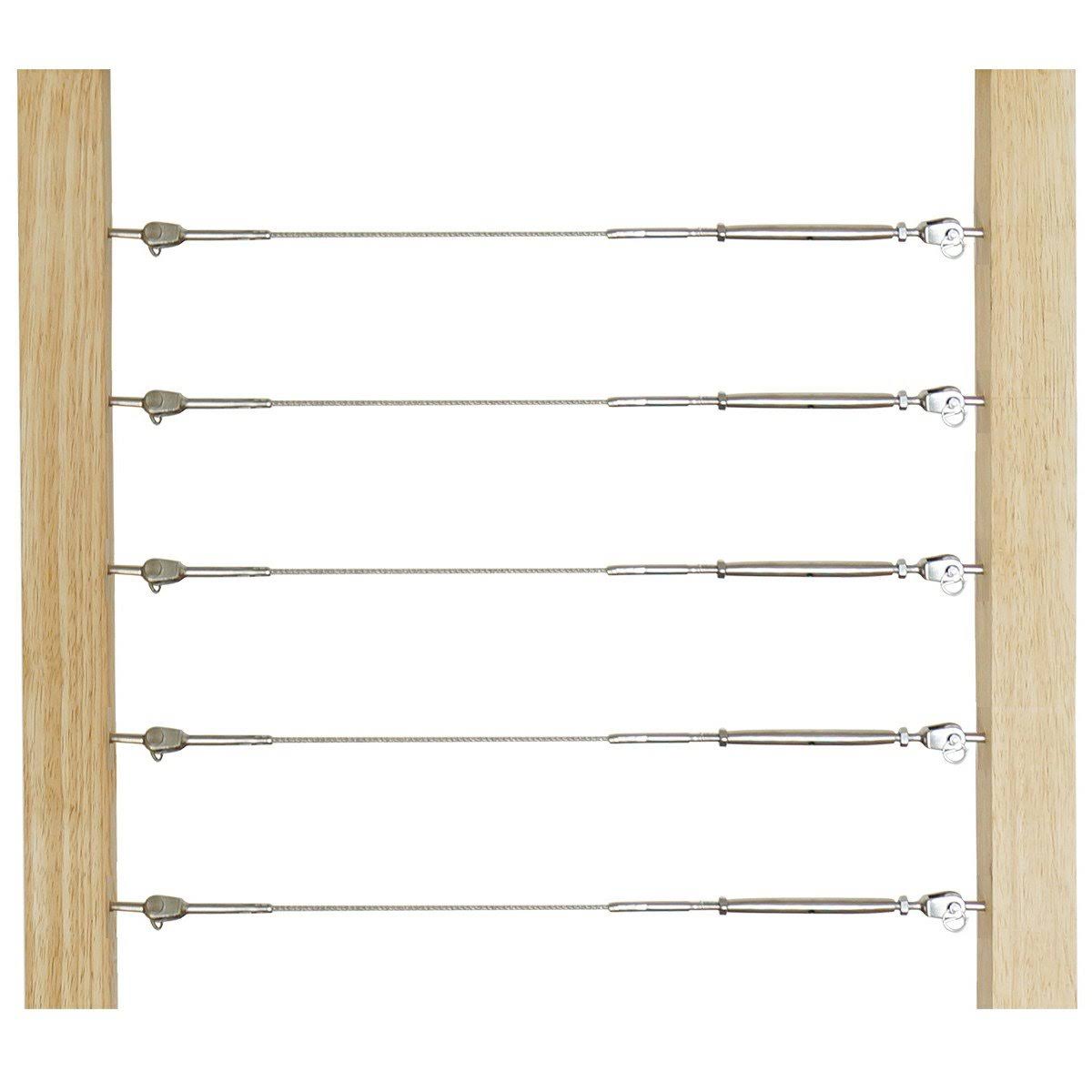 20 Set Stainless Steel Cable Railing Kits P210