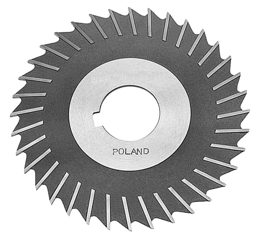 HSS Metal Slitting Saw Plain Teeth, Side Chip Clear K807