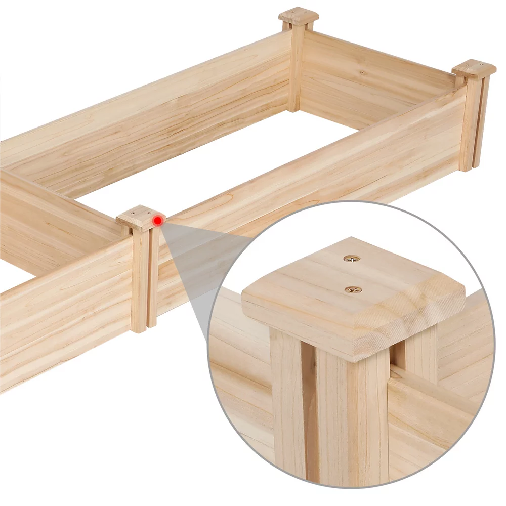 Wooden Raised Garden Bed Planter Box D20583