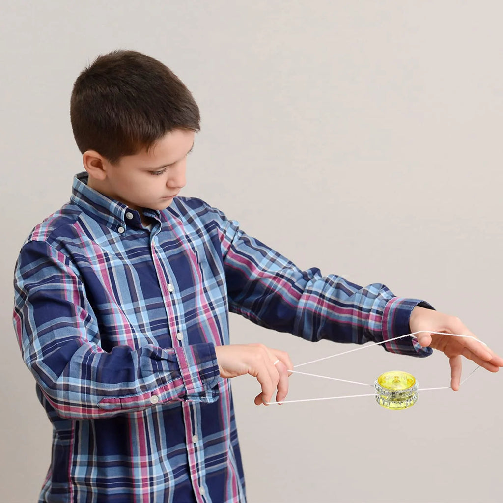 6 Pieces LED Light Plastic Yoyo M9803