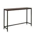 Smoked Oak and Black Console Table T46456