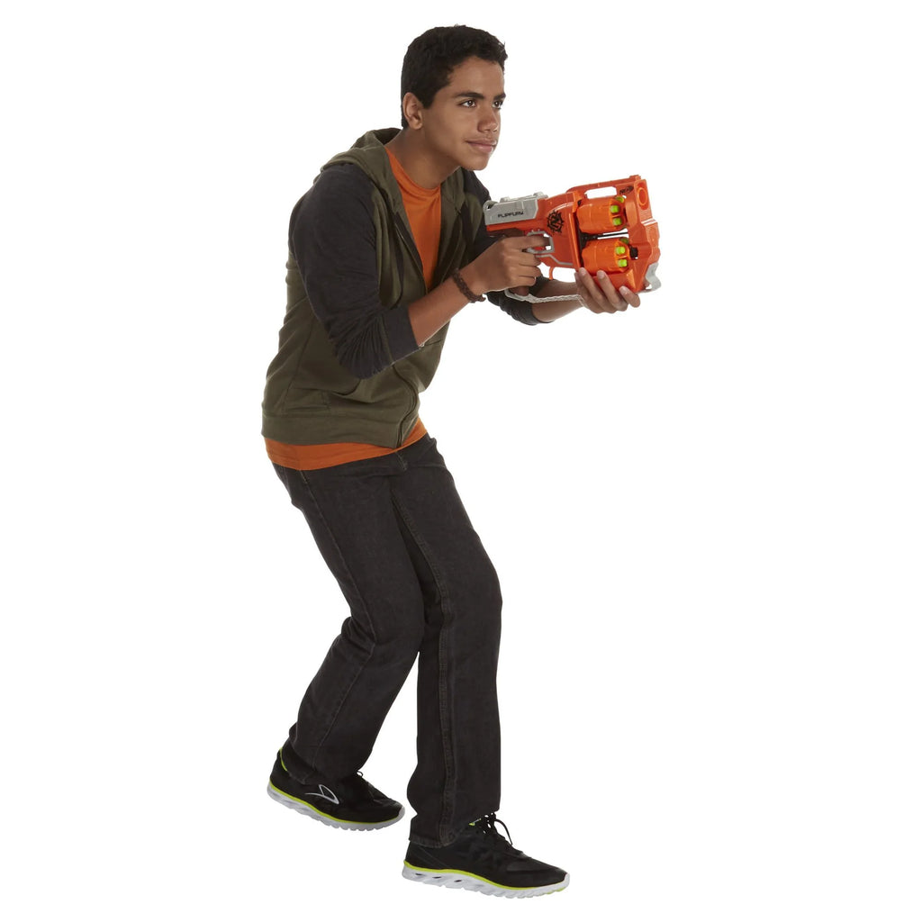 Nerf Zombie Strike Toy Blaster with 2 Flipping Drums and 12 Elite Darts K344