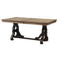 68 Inch Wooden Dining Table with Trestle Base Z246