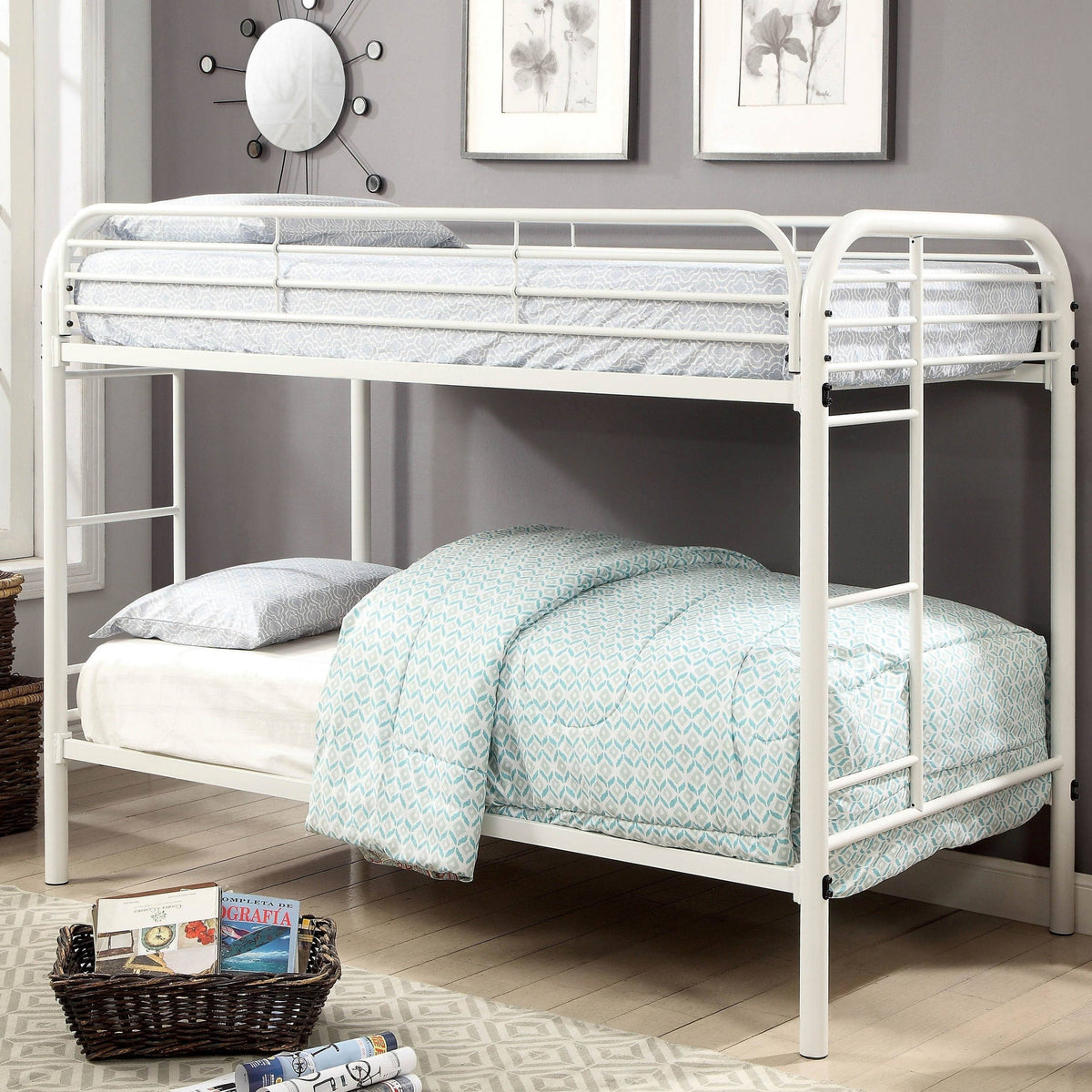 Twin Metal Painted Bunk D51271