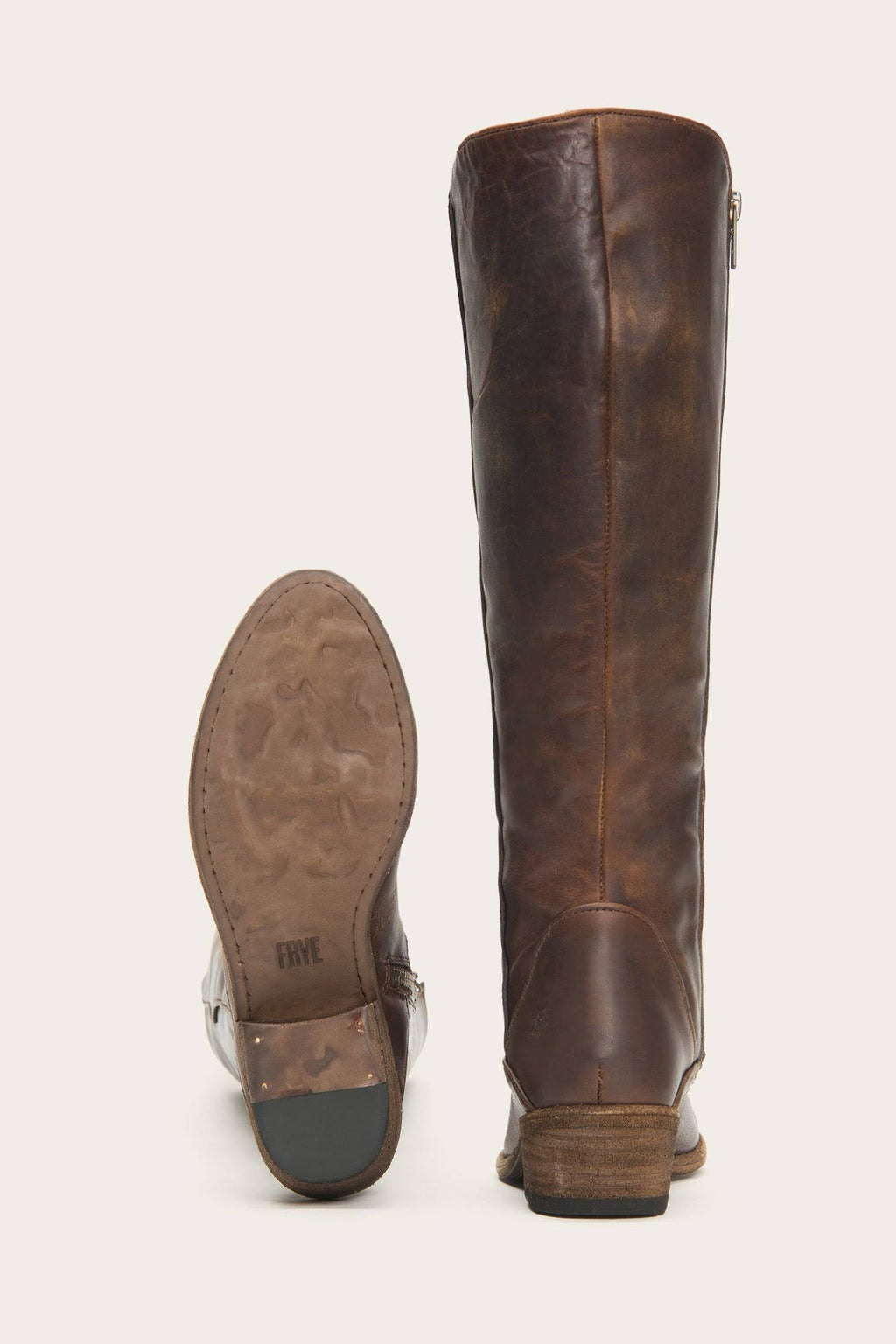 Dark Brown Tall Wide Calf Boots G525