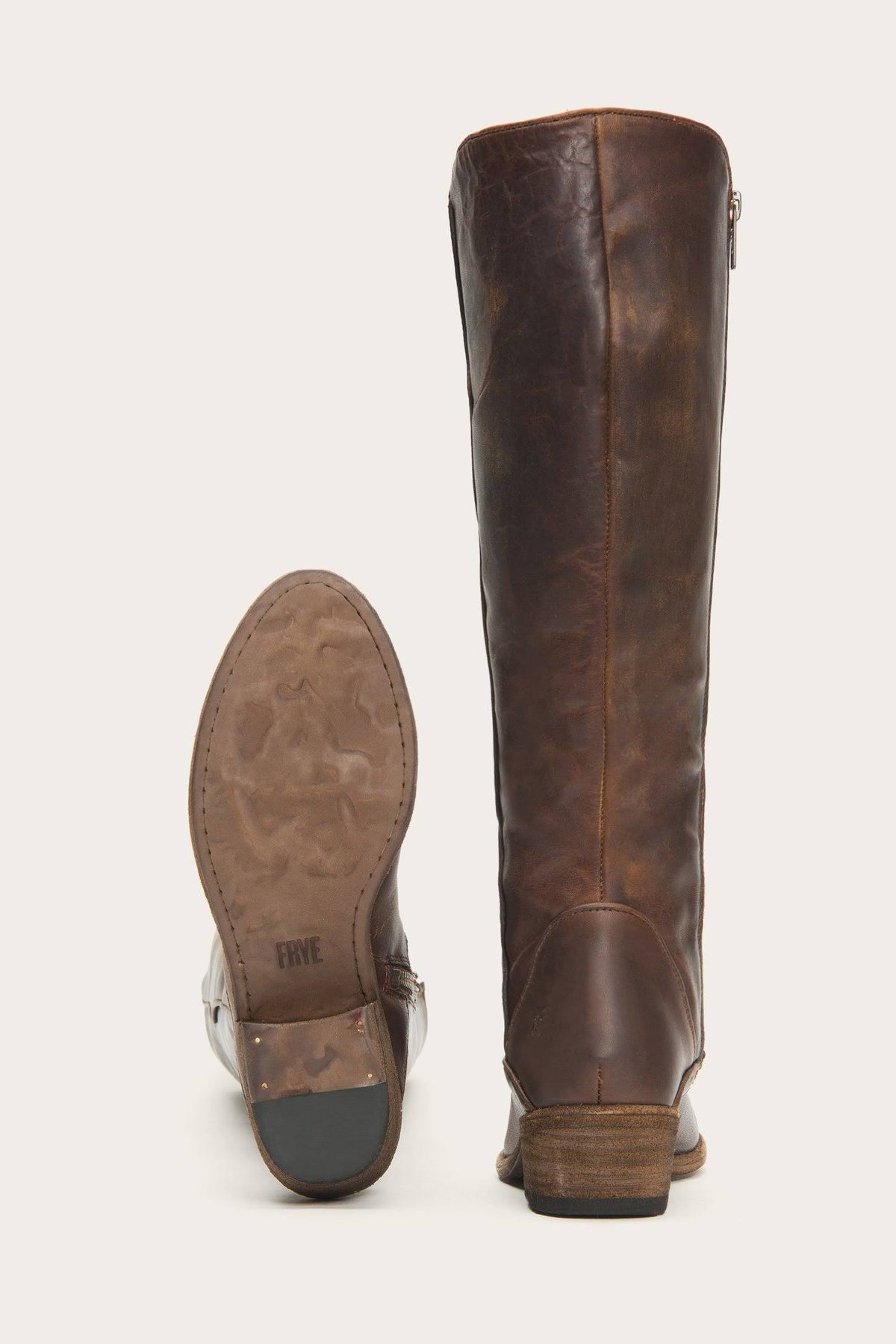 Dark Brown Tall Wide Calf Boots G525
