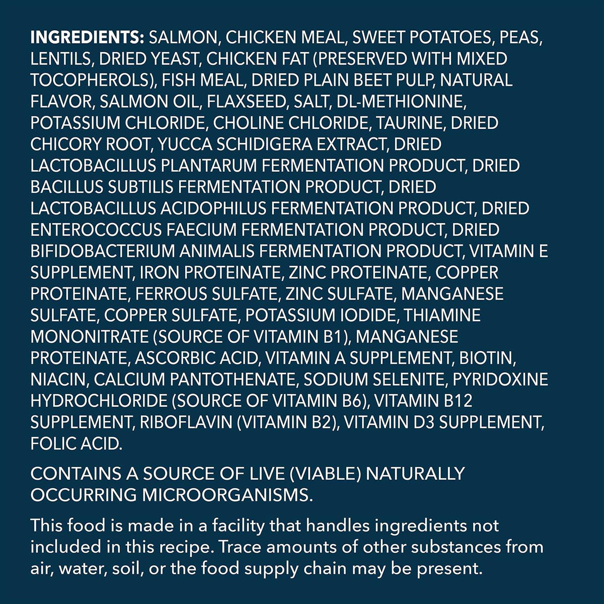 Dry Dog Food Sweet Potato T1612