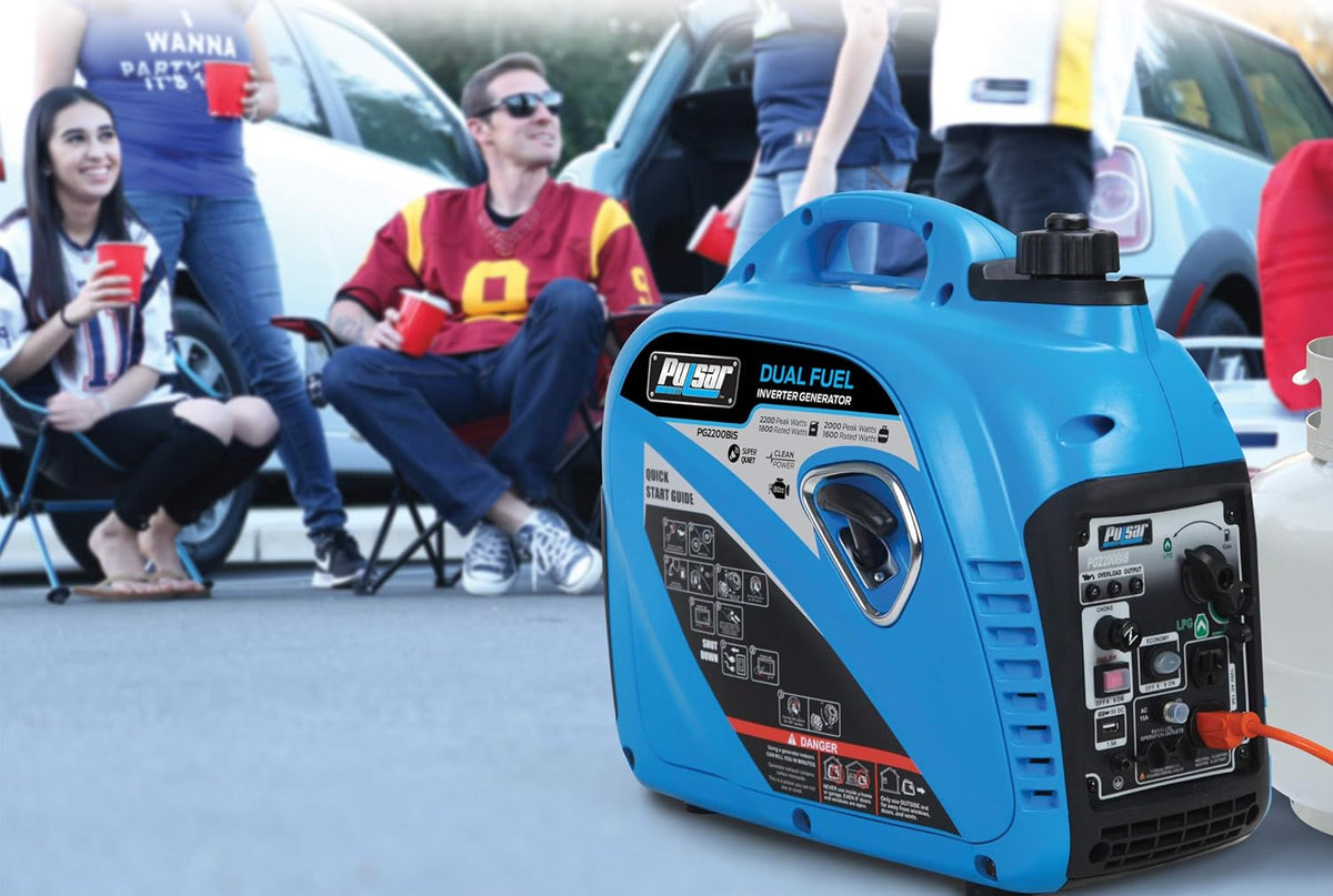 2,200W Portable Dual Fuel Quiet Inverter Generator R127