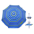 7 ft Fiberglass Beach Umbrella with Table and Tilt G360