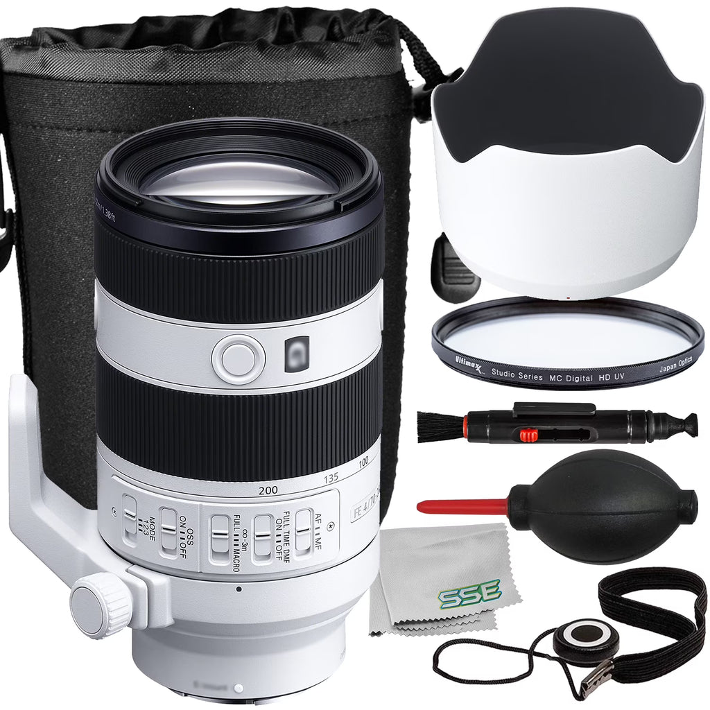 Sony FE 70-200mm f/4 Macro G OSS II Lens Bundle (10pc Bundle) X942750