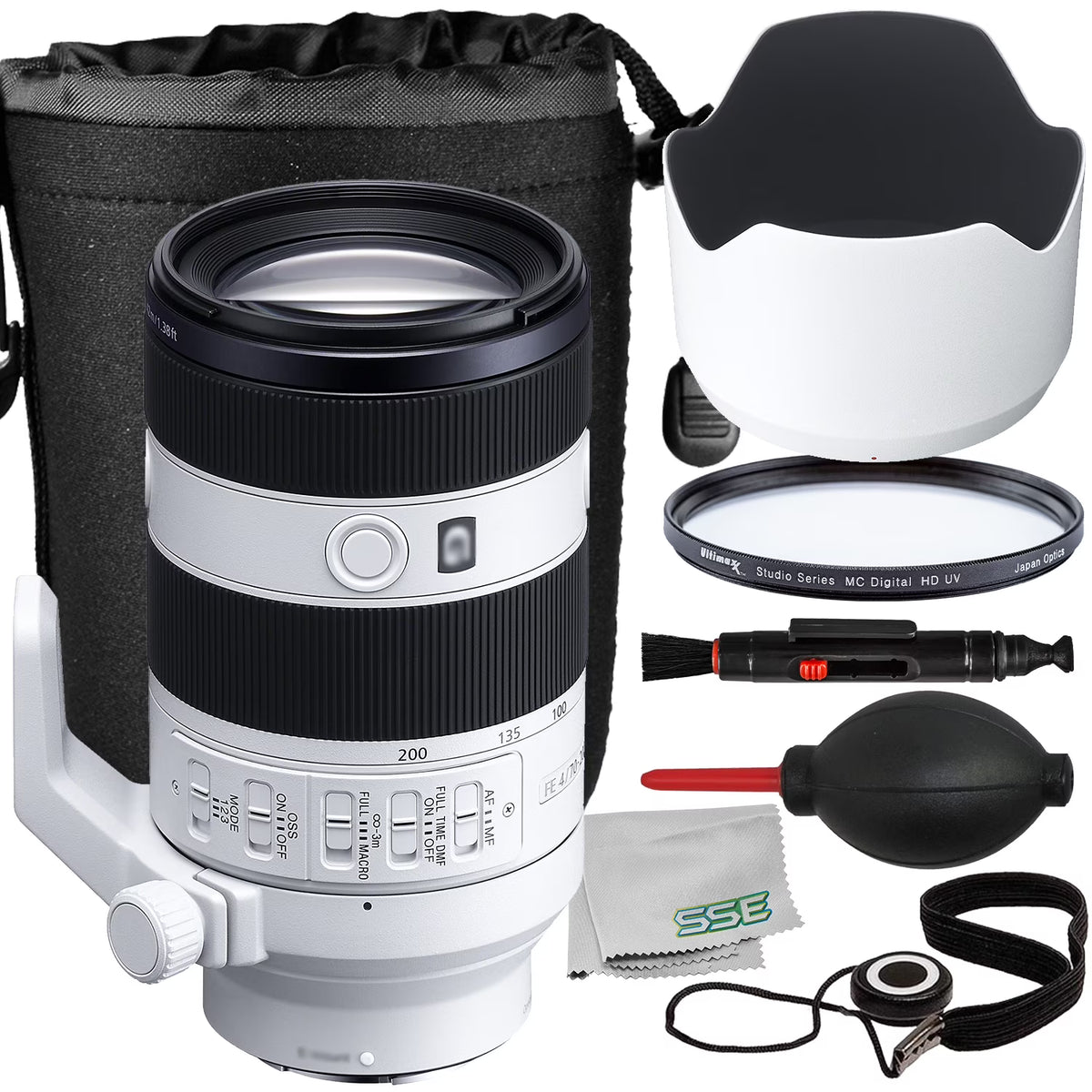 Sony FE 70-200mm f/4 Macro G OSS II Lens Bundle (10pc Bundle) X942750