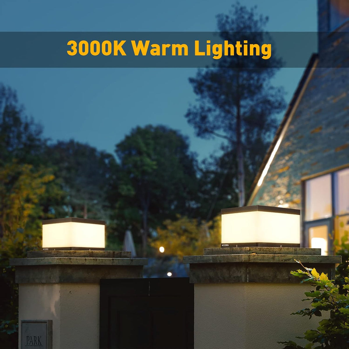 Outdoor Solar Post Cap Light with Waterproof IP54 E590