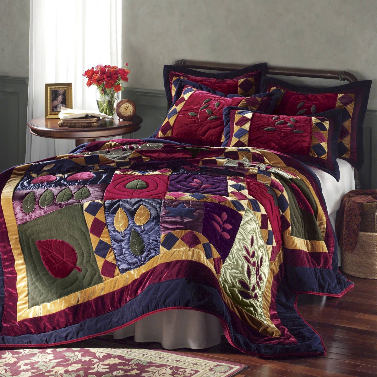 Blue King Polyester Quilt W95273