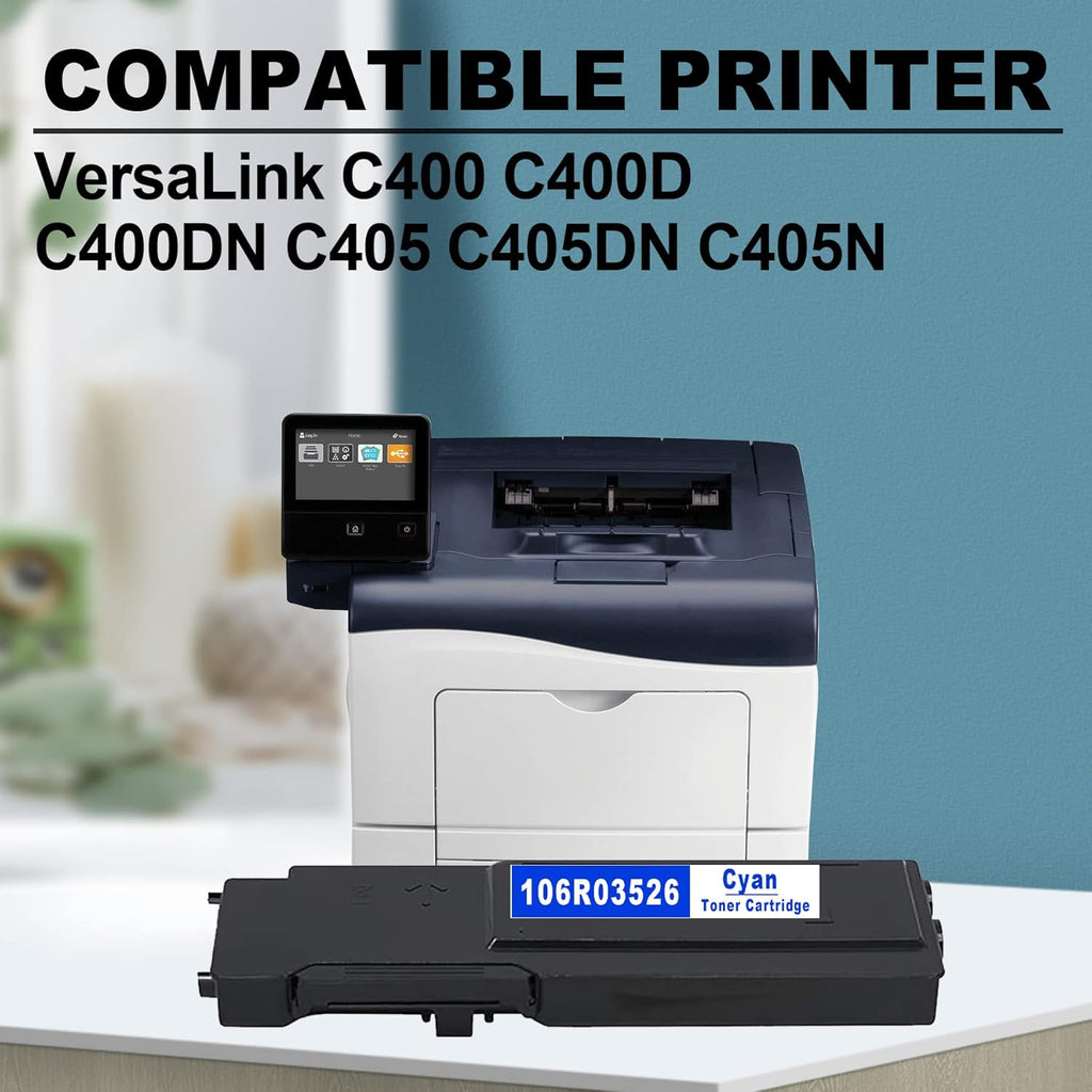 Cyan Toner Cartridge for Xerox C400 C405 Printer R990