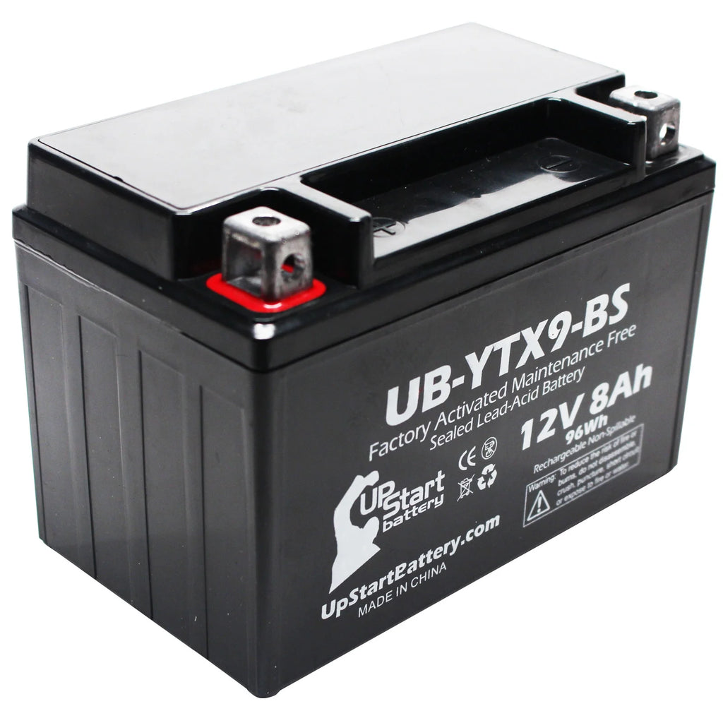 2008 Kawasaki ZX600-FA Ninja ZX-6R 600CC Motorcycle Battery - 12V, 8Ah, UB-YTX9-BS A59711