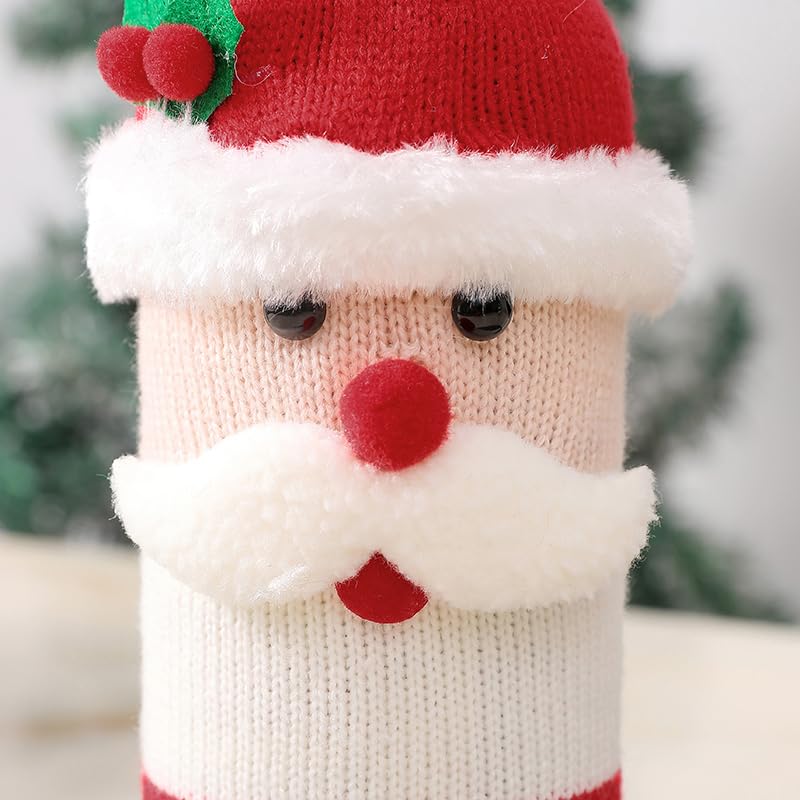 3 Pack Christmas Wine Bottle Cover Knitted Sweater A283