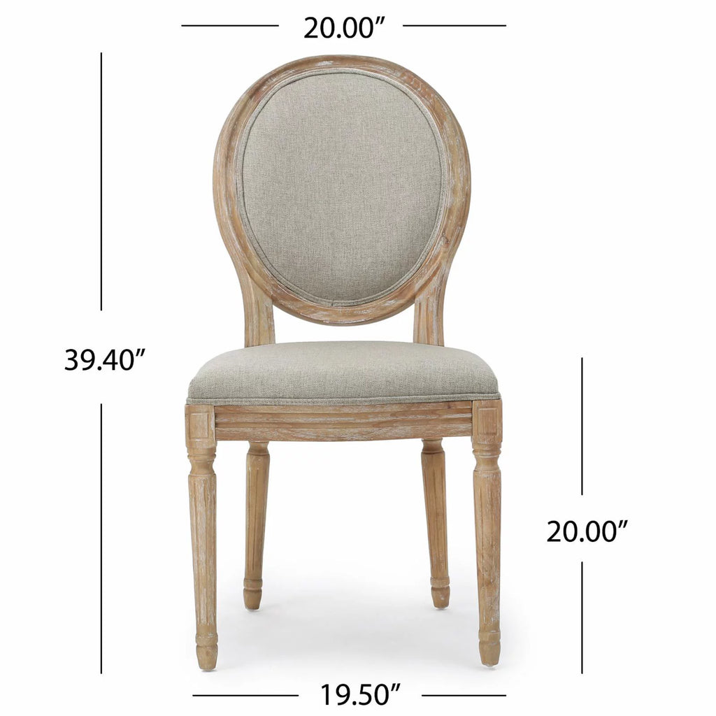 Fabric Dining Chair Set of 2 Q6514