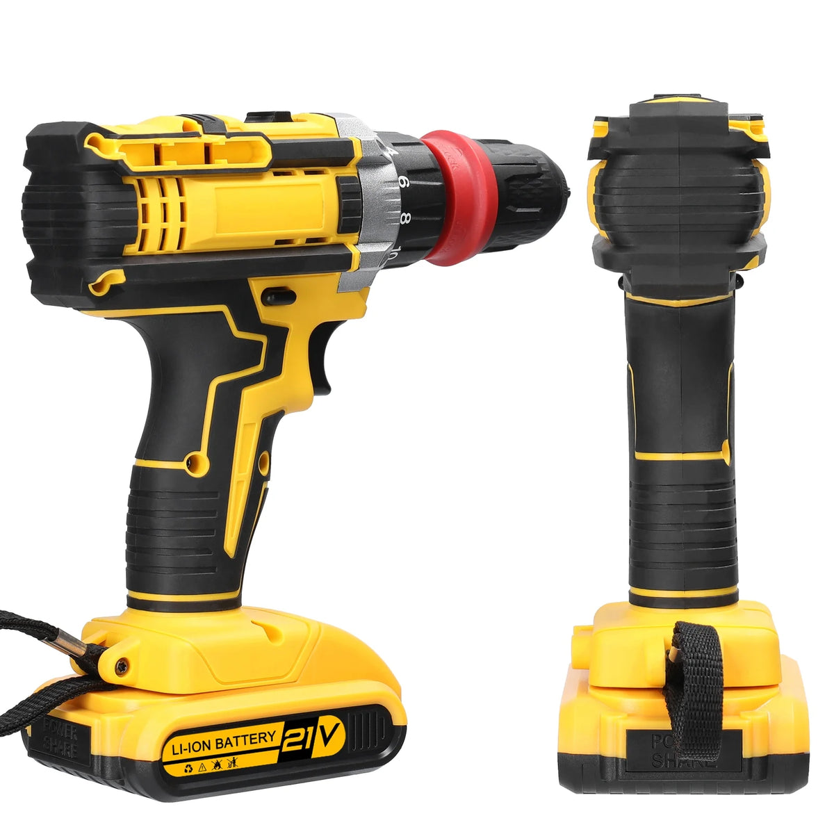 21V 2in1 Electric Screwdriver High Torque Brushed Motor X4053