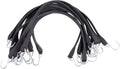 50 Pack 31 EPDM Rubber Tarp Bungee Straps with Crimped Hooks Tie Down Cords T1842
