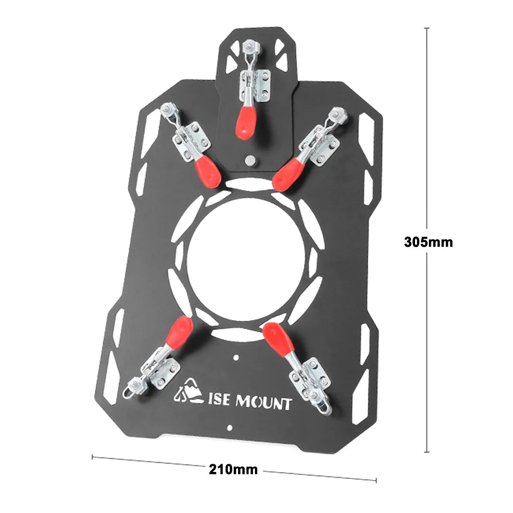 Tent Chimney Anti Scald Plate Clip on Stove Jack Camping Tent Protector (90mm Diameter) J207